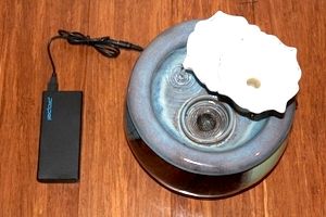 Fountain with USB battery